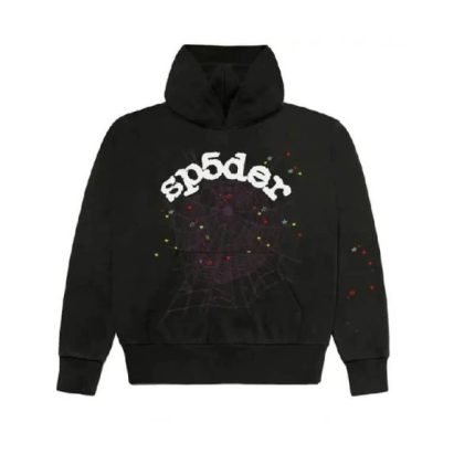 Sp5der 22ss Classic Flame Logo Tracksuit Black
