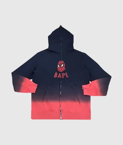 Sp5der Hoodie BAPE × -Man Full Zip