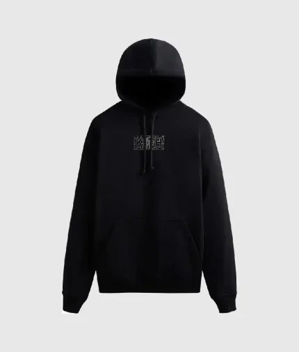 Sp5der Kith For Man Web Logo Hoodie Black