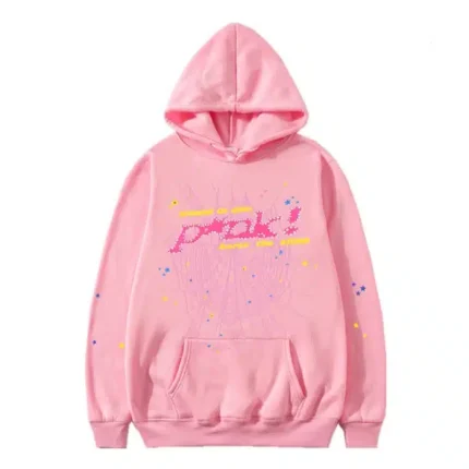 New Sp5der Pink Hoodie