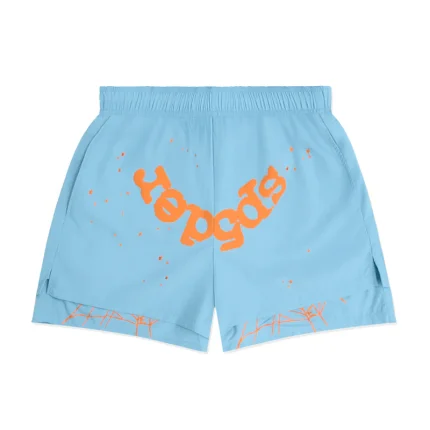 NEW SP5DER SP5DER OG WEB DOUBLE LAYER SHORTS