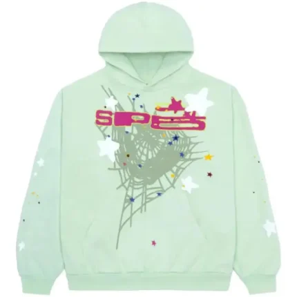 Sp5der SP5 hoodie Mint