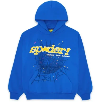 Sp5der TC hoodie Blue