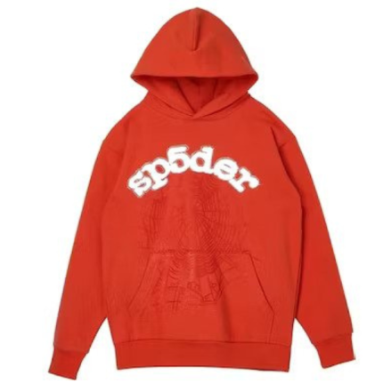 Sp5der Websuit Orange Hoodie
