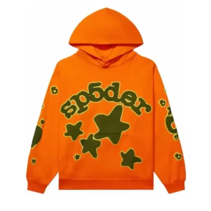 Sp5der Beluga Hoodie Orange