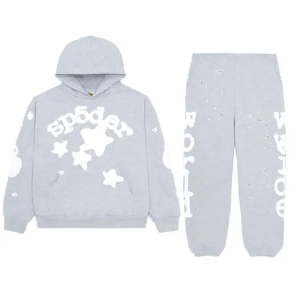 Sp5der Beluga Tracksuit Grey Sp5der Beluga Tracksuit Grey